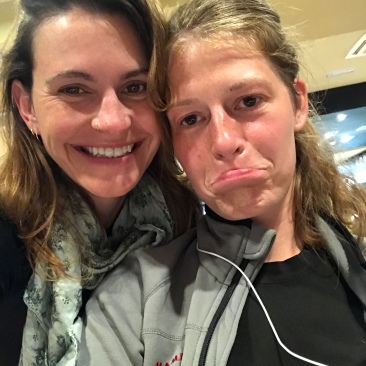 Grumpy cat face totally appropriate when you get to the airport at 4am and THEN find out your flight is delayed until 10:30am. But I was still happy to see Ieva.